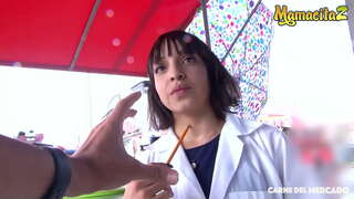 КАРНЕ МЕРКАДО ДЕЛЬ - #Matilde Ramos - Ысык колумбийка отсасывает жана катуу трахается менен парнем, аны менен ал гана деп познакомилась